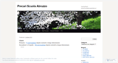 Desktop Screenshot of precariscuolaabruzzo.wordpress.com