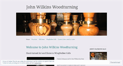 Desktop Screenshot of johnwilkinswoodturning.wordpress.com