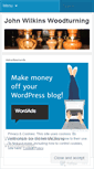 Mobile Screenshot of johnwilkinswoodturning.wordpress.com