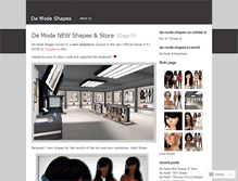Tablet Screenshot of demodeshapes.wordpress.com