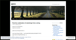 Desktop Screenshot of pjava.wordpress.com