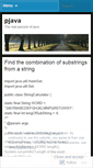 Mobile Screenshot of pjava.wordpress.com