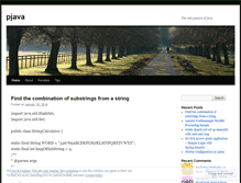 Tablet Screenshot of pjava.wordpress.com