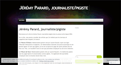 Desktop Screenshot of jeremyparard.wordpress.com