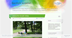 Desktop Screenshot of helmetkirjasto.wordpress.com