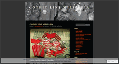 Desktop Screenshot of gothiclinemilitaria.wordpress.com