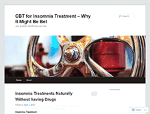 Tablet Screenshot of insomniatreatment4.wordpress.com