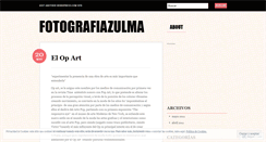 Desktop Screenshot of fotografiazulma.wordpress.com