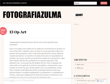 Tablet Screenshot of fotografiazulma.wordpress.com