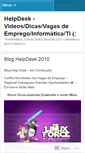 Mobile Screenshot of bloghelpdesk2010.wordpress.com