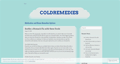 Desktop Screenshot of naturalcoldremedies.wordpress.com