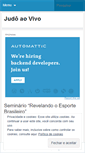 Mobile Screenshot of judoaovivo.wordpress.com