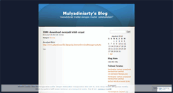 Desktop Screenshot of mulyadiniarty.wordpress.com