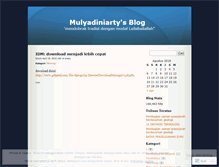 Tablet Screenshot of mulyadiniarty.wordpress.com