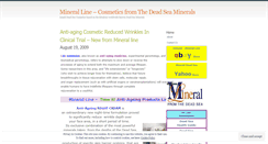 Desktop Screenshot of mineralline.wordpress.com