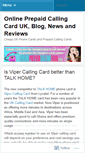 Mobile Screenshot of onlineprepaidcallingcard.wordpress.com
