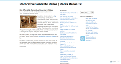 Desktop Screenshot of decksdallastx.wordpress.com