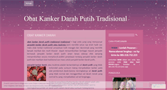 Desktop Screenshot of obatkankerdarahputihtradisional.wordpress.com