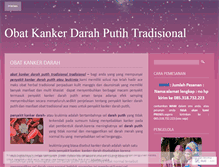 Tablet Screenshot of obatkankerdarahputihtradisional.wordpress.com