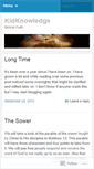 Mobile Screenshot of kidknowledge.wordpress.com