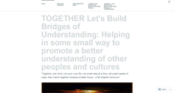 Desktop Screenshot of buildbridgesofunderstanding.wordpress.com