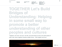 Tablet Screenshot of buildbridgesofunderstanding.wordpress.com