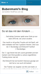 Mobile Screenshot of bubenmami.wordpress.com