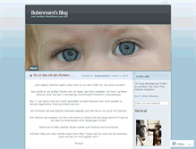 Tablet Screenshot of bubenmami.wordpress.com