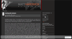 Desktop Screenshot of matthardwick.wordpress.com