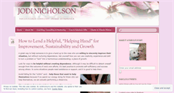 Desktop Screenshot of jodinicholson.wordpress.com