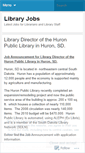 Mobile Screenshot of libraryemployment.wordpress.com