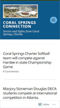 Mobile Screenshot of coralspringsconnection.wordpress.com