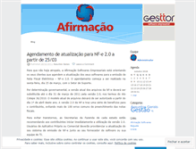 Tablet Screenshot of blogafirmacao.wordpress.com