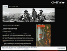 Tablet Screenshot of ksucivilwar.wordpress.com