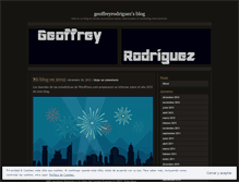 Tablet Screenshot of geoffreyrodriguez.wordpress.com