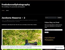 Tablet Screenshot of fredodonnellphotography.wordpress.com