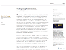 Tablet Screenshot of cocosflock.wordpress.com
