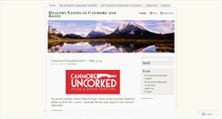 Desktop Screenshot of healthyeatingincanmoreandbanff.wordpress.com