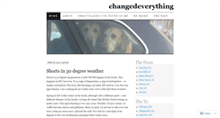 Desktop Screenshot of changedeverything.wordpress.com