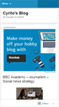 Mobile Screenshot of cyrilu.wordpress.com