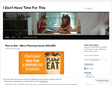 Tablet Screenshot of idonthavetimeforthis.wordpress.com