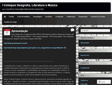 Tablet Screenshot of coloquioufrgs.wordpress.com