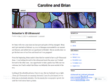 Tablet Screenshot of carolineandbrian.wordpress.com