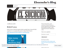 Tablet Screenshot of elsucucho.wordpress.com