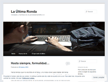 Tablet Screenshot of laultimaronda.wordpress.com
