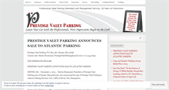 Desktop Screenshot of prestigevaletparking.wordpress.com