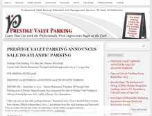 Tablet Screenshot of prestigevaletparking.wordpress.com
