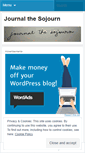 Mobile Screenshot of journalthesojourn.wordpress.com