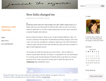 Tablet Screenshot of journalthesojourn.wordpress.com