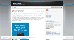 Desktop Screenshot of markrwhitaker.wordpress.com